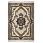 فرش ماشینی ۷۰۰ شانه زمینه کرم SH-708