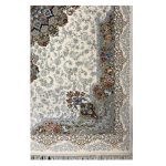 فرش ماشینی ۷۰۰ شانه زمینه کرم SH-713 - تصویر 2