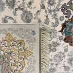 فرش ماشینی ۷۰۰ شانه زمینه کرم SH-713 - تصویر 4