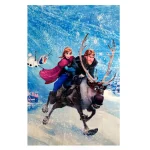 فرش کودک چاپی طرح فروزن کد1032 - تصویر 3