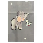 فرش کودک چاپی فیل و خرگوش کد1031 - تصویر 2