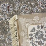 فرش ۱۲۰۰ شانه زمینه خاکستری کدSH-1216 - تصویر 4