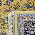 فرش ۱۲۰۰ شانه زمینه طلایی کدSH-1213