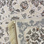 فرش ۱۲۰۰ شانه زمینه کرم کدSH-1217 - تصویر 4