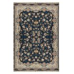 فرش ۷۰۰ شانه زمینه سرمه ای SH-702