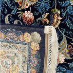 فرش ۷۰۰ شانه زمینه سرمه ای SH-702 - تصویر 3