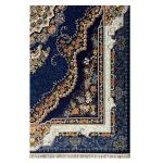 فرش ۷۰۰ شانه زمینه سرمه ای SH-703 - تصویر 2