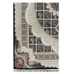 فرش ۷۰۰ شانه زمینه سرمه ای SH-705 - تصویر 2