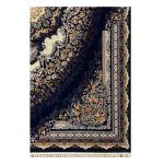 فرش ۷۰۰ شانه کاشان زمینه سرمه ای SH-715