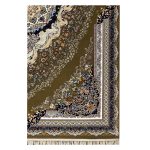 فرش ۷۰۰ شانه کاشان زمینه قهوه ای SH-716 - تصویر 2