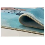 فرش کودک آقای پی بادی و شرمن زمینه آبی کد101217 - تصویر 4