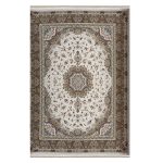 فرش 1500 شانه ماشینی زمینه کرم SH-1508