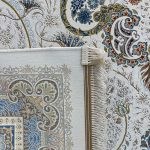 فرش 1500 شانه ماشینی زمینه کرم SH-1511