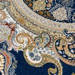 فرش 1500 شانه ماشینی سرمه ای SH-1514