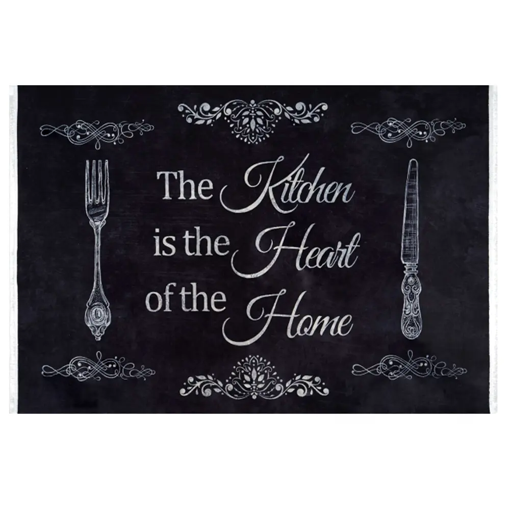 فرش آشپزخانه طرح کارد و چاقو کد 101426 فرش آشپزخانه طرح کارد و چاقو کد 101426