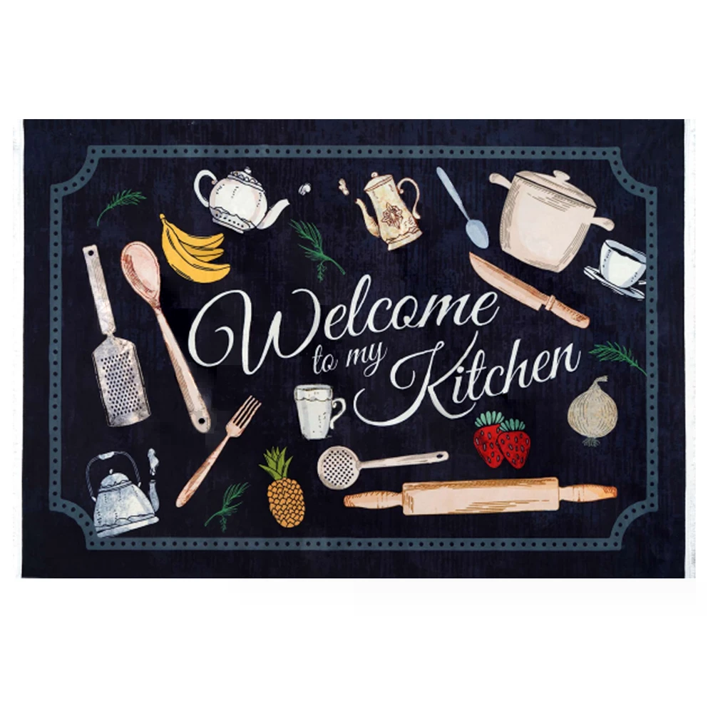 فرش به آشپزخانه من خوش آمدید کد 101428 فرش به آشپزخانه من خوش آمدید کد 101428