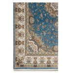 فرش ماشینی 1500 شانه زمینه آبی SH-1522 - تصویر 2