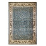 فرش ماشینی 1500 شانه زمینه آبی SH-1523