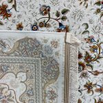 فرش ماشینی 1500 شانه زمینه کرم SH-1519