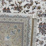 فرش ماشینی 1500 شانه زمینه کرم SH-1524 - تصویر 4