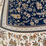 فرش ماشینی 1500 شانه سرمه ای SH-1521 - تصویر 3