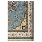 فرش ماشینی ۱۲۰۰ شانه آبی کدSH-1237 - تصویر 2