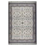 فرش ماشینی ۱۲۰۰ شانه زمینه کرم کدSH-1238