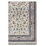 فرش ماشینی ۱۲۰۰ شانه زمینه کرم کدSH-1238 - تصویر 2