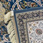 فرش ماشینی ۱۲۰۰ شانه سرمه ای کدSH-1236