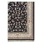 فرش ماشینی ۱۲۰۰شانه زمینه ذغالی کدSH-1240 - تصویر 2