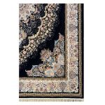 فرش ماشینی ۱۲۰۰شانه زمینه ذغالی کدSH-1249