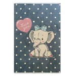 فرش کودک اختصاصی طرح فیل و بادکنک