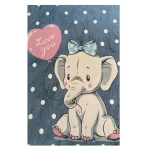 فرش کودک اختصاصی طرح فیل و بادکنک - تصویر 2