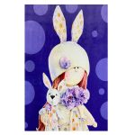 فرش کودک اختصاصی چاپی دخترانه کد1037 - تصویر 3