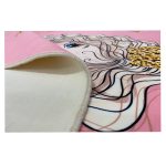 فرش کودک اختصاصی چاپی دخترموفرفری کد1038