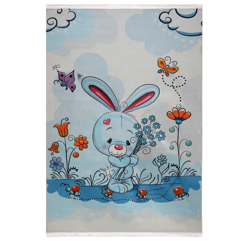 فرش کودک طرح خرگوش کوچولو کد101200 فرش کودک طرح خرگوش کوچولو کد101200