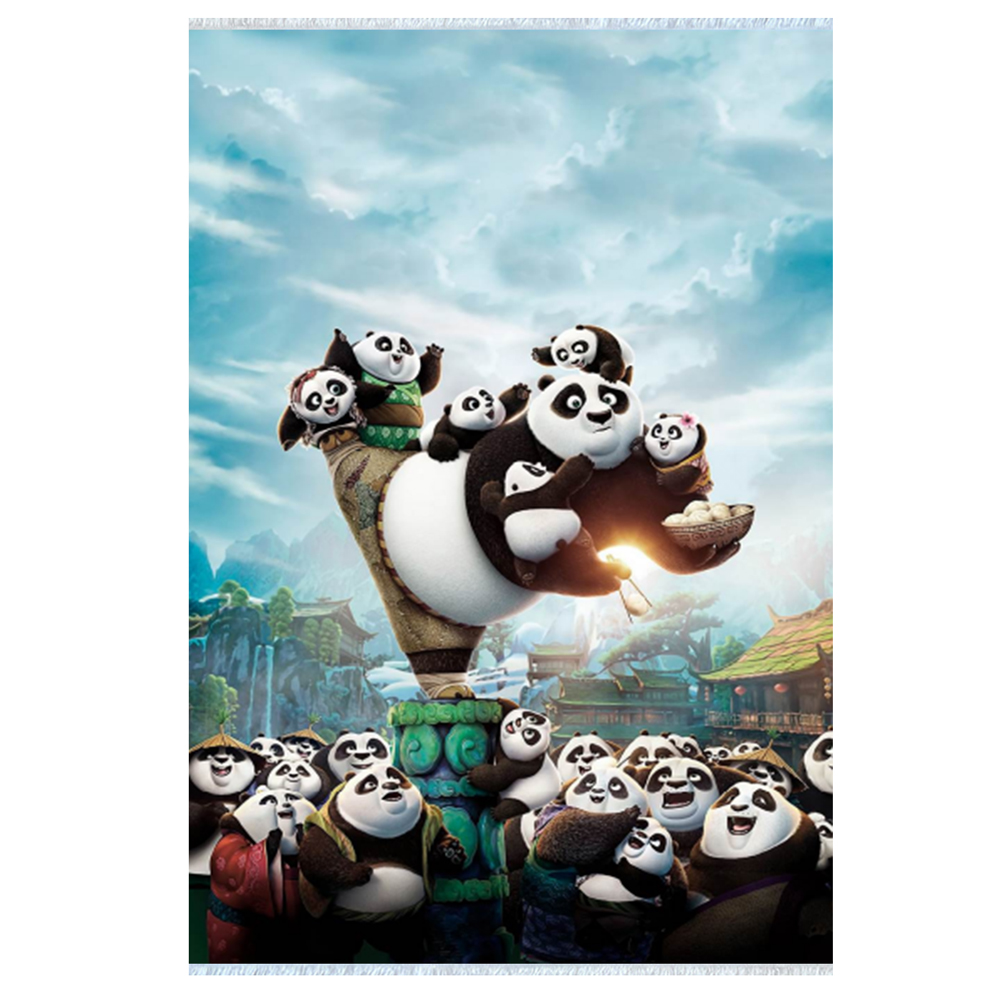 فرش کودک پاندا کونفوکار کد101226 فرش کودک پاندا کونفوکار کد101226