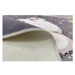 فرش کودک چاپی خرس شال دار کد1035