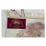 فرش کودک چاپی دخترموفرفری زمینه کرم کد1039 - تصویر 4