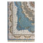 فرش ۱۲۰۰ شانه زمینه آبی کدSH-1224 - تصویر 2