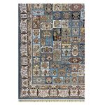 فرش ۱۲۰۰ شانه زمینه آبی کدSH-1228