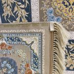 فرش ۱۲۰۰ شانه زمینه خاکستری کدSH-1218