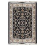 فرش ۱۲۰۰ شانه زمینه سرمه ای کدSH-1231