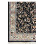 فرش ۱۲۰۰ شانه زمینه سرمه ای کدSH-1231 - تصویر 2