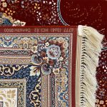 فرش ۱۲۰۰ شانه زمینه قرمز کدSH-1226 - تصویر 4