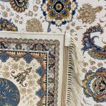 فرش ۱۲۰۰شانه زمینه کرم کدSH-1253