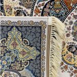 فرش ۱۲۰۰شانه ماشینی زمینه کرم کدSH-1262 - تصویر 4