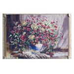 تابلو فرش چاپی طرح گلدان - تصویر 2