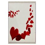 فرش اختصاصی چاپی طرح قلب کد1057