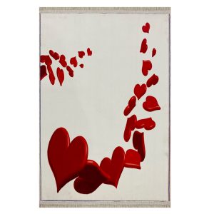 فرش اختصاصی چاپی طرح قلب کد1057